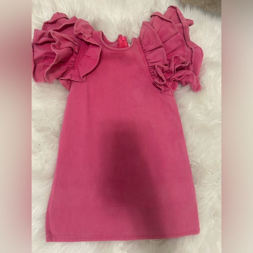 Lola + the Boys Pink Denim Dress